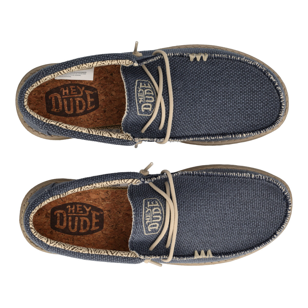 WALLY BRAIDED Mocassino Uomo Slip-on Blu