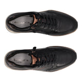 Stringare Sneakers Donna Nere in pelle