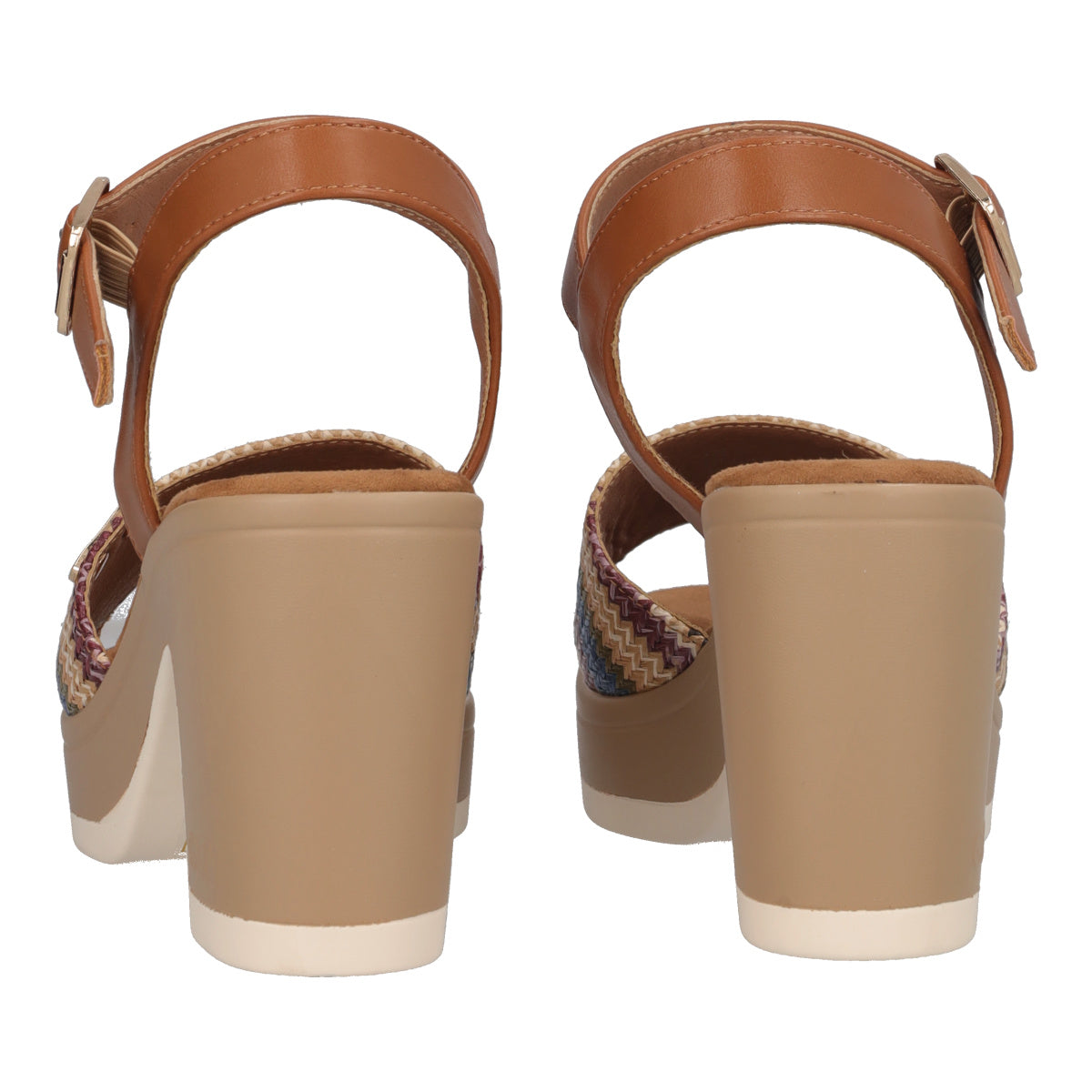 Sandali con Tacco Donna Multicolor