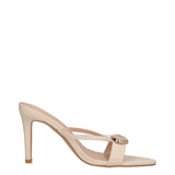 Sandalo con Tacco Donna Beige