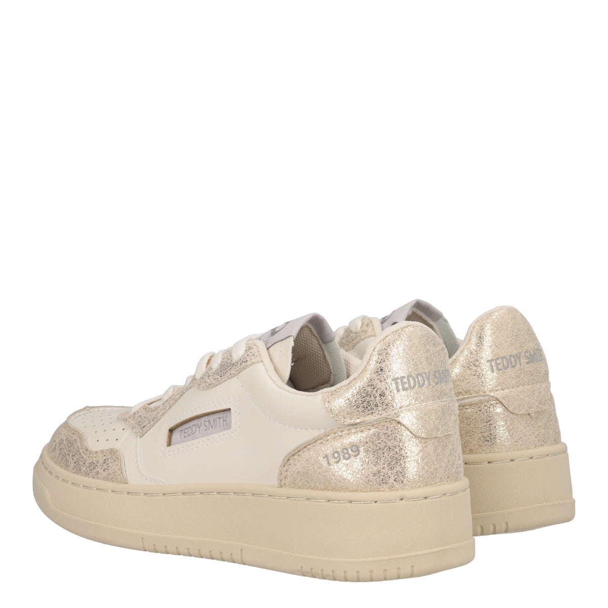 Sneakers Donna Off White e Oro