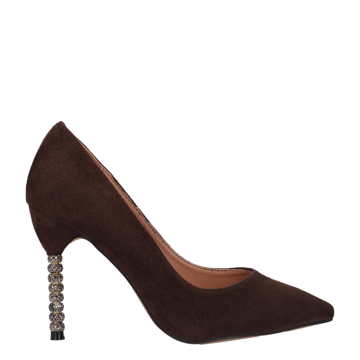 Décolleté Donna Marroni Tacco 10 cm