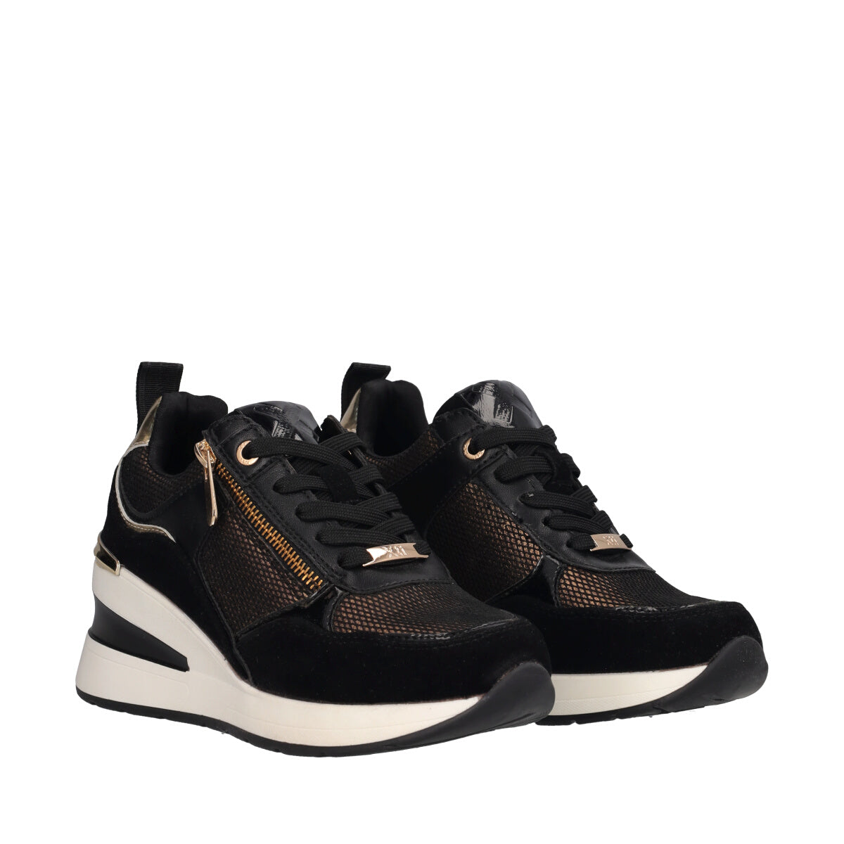 Sneakers Donna Nera e Oro