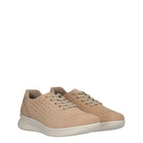 KAYLA Sneakers Comfort Donna Beige in Pelle