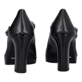 Décolleté Donna Nere con Dettagli in Vernice