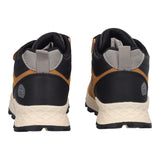 Sneakers Alta Bambino Camel e Nere