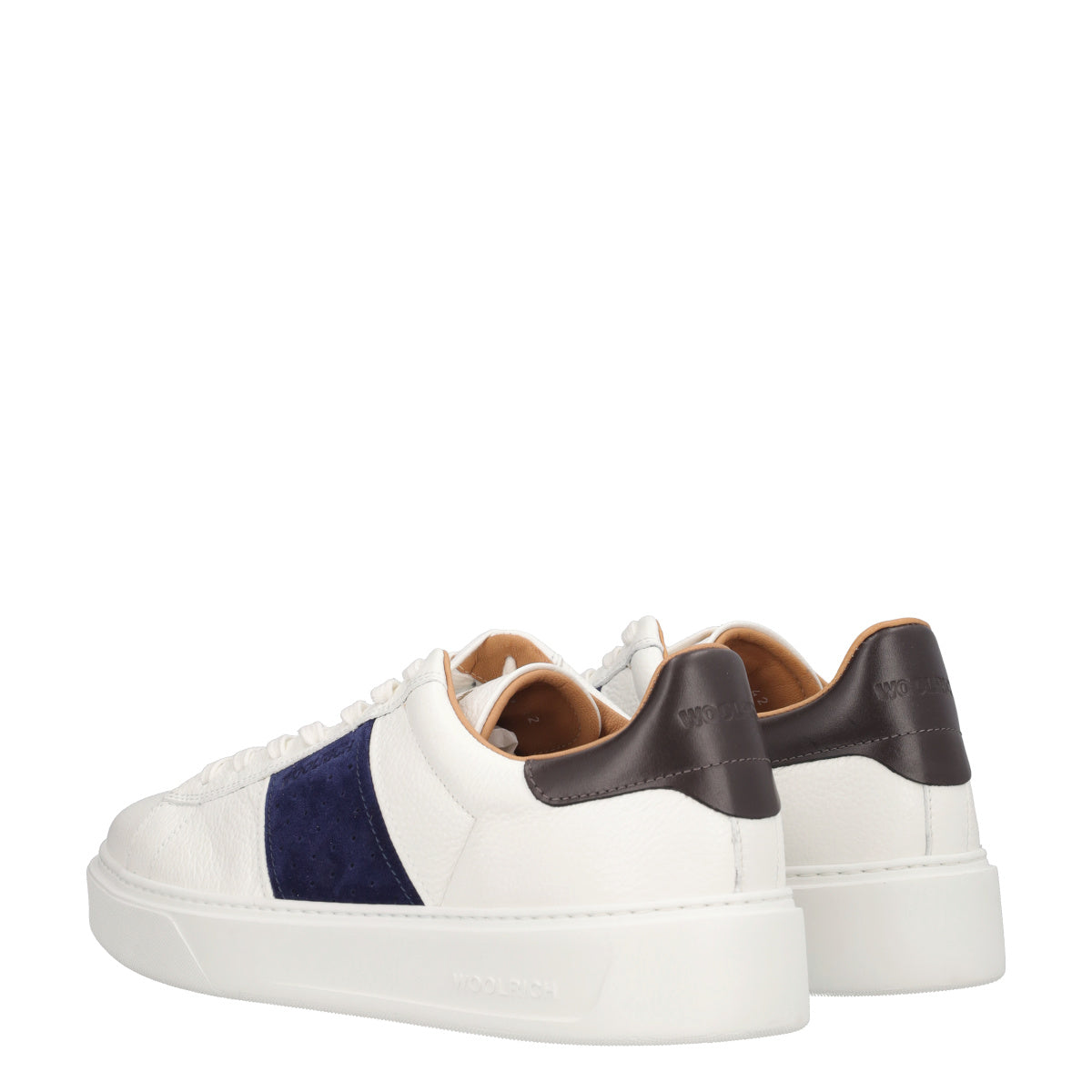 CLASSIC COURT BAND MAN BLUBBER Sneakers Uomo Bianche, Blu e Marroni