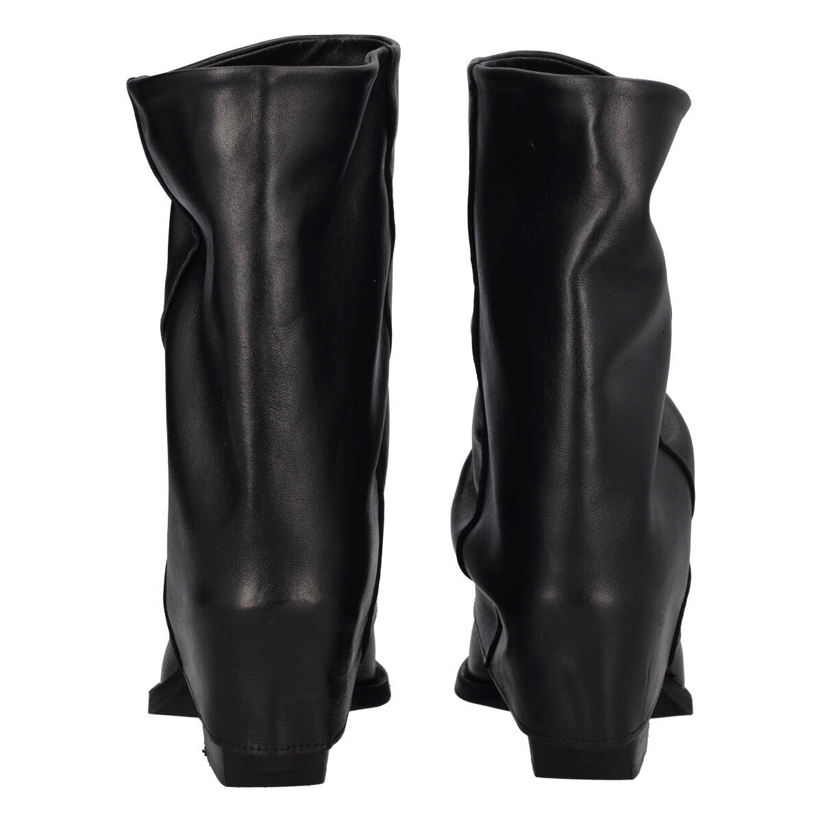 Stivaletti Donna Neri Texani in Pelle