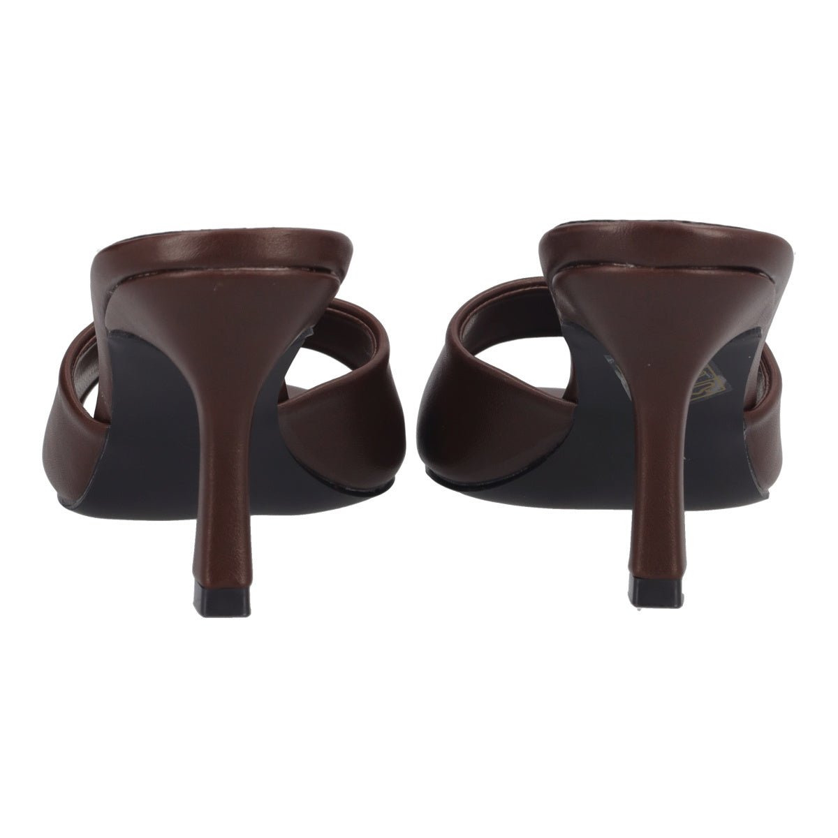 Ciabatte con Tacco Donna Marroni