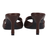 Ciabatte con Tacco Donna Marroni