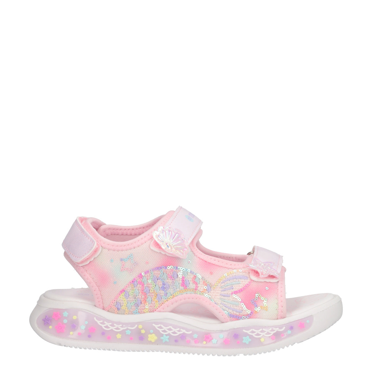 Sandali Bambina Rosa con Luci