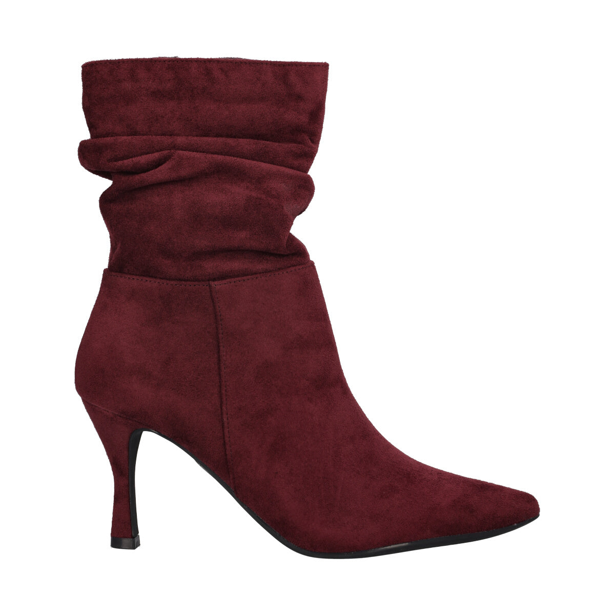 CHATTAWAK Stivaletto Donna In Pelle Bordeaux | Moto Chic | Suola Interna In Pelle | Taglia 39 - 2