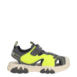 T-REX LIGHTS Sandali Bambino Grigi e Gialli