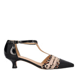 Sandalo Animalier tacco 4 cm