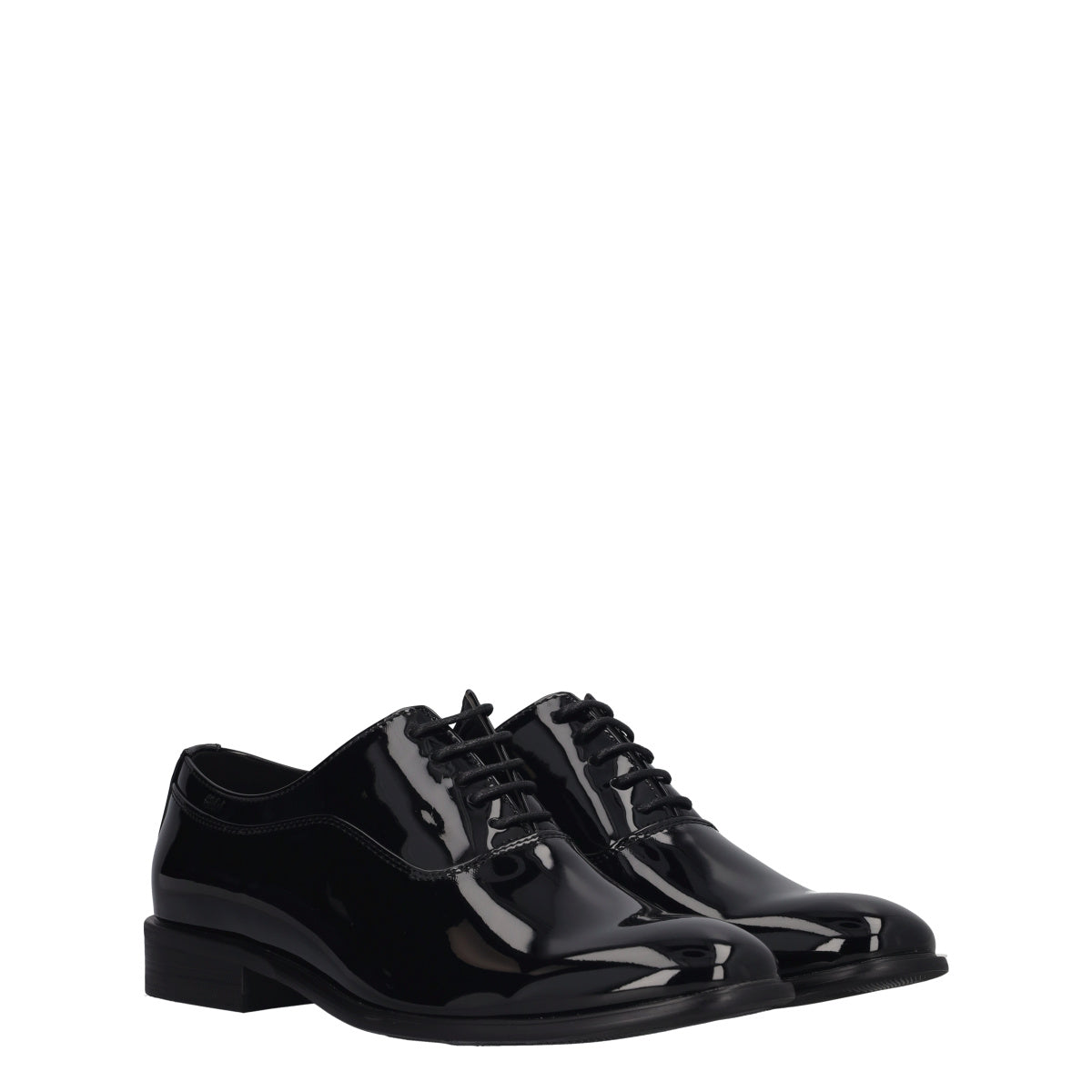 Stringate Uomo Nere in Vernice