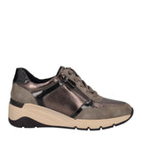 Stringate Donna Marrone e Beige