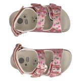 FIABA Sandali Bambina Rosa Metallizzato e Ciliegie