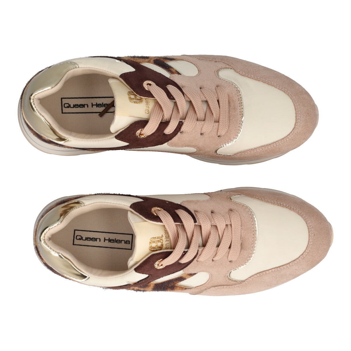 Sneakers Donna Beige e Animalier