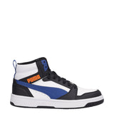 REBOUND V6 MID JR Sneakers Bambino Bianche, Nere e Blu
