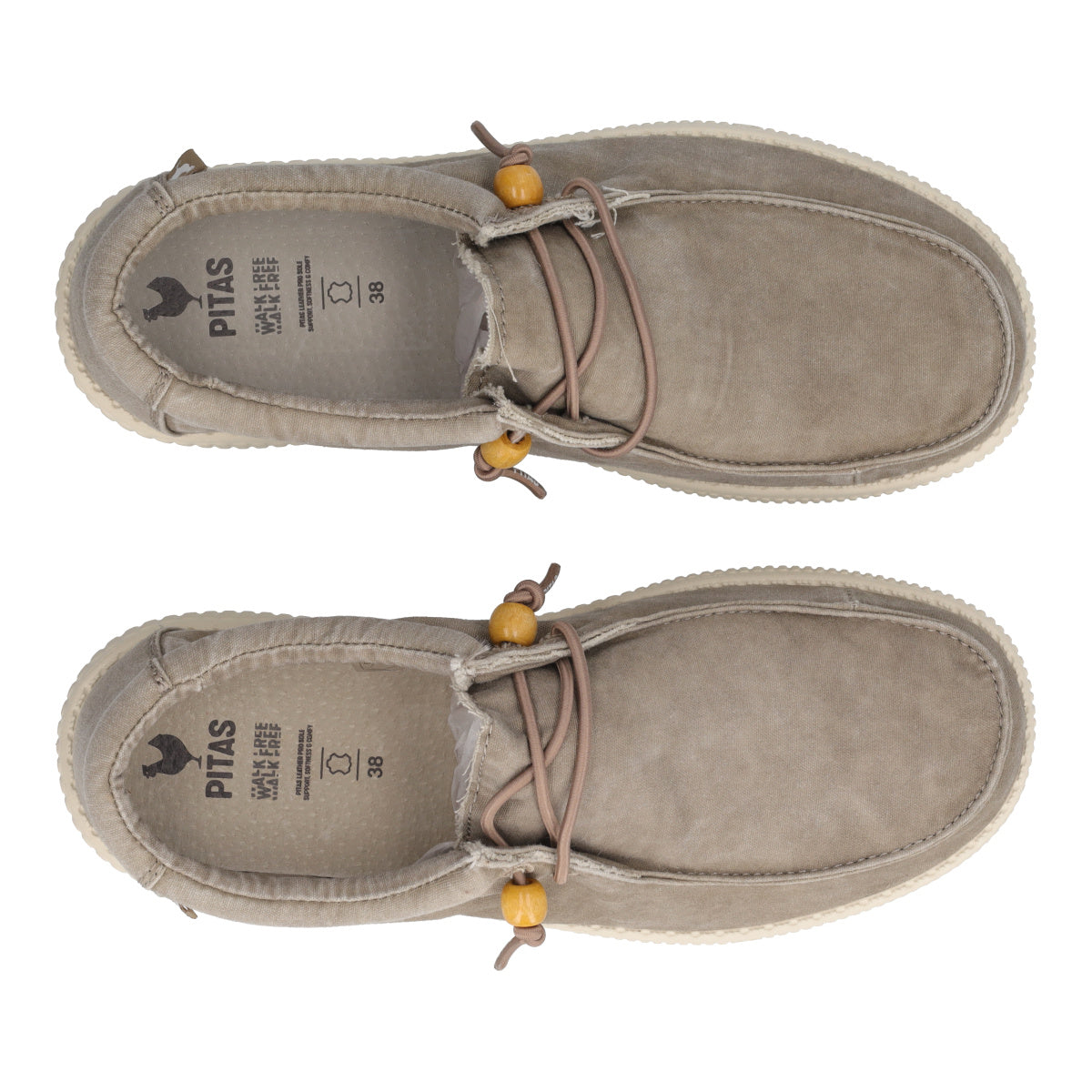 WALLABI WASHED Mocassini Donna Beige