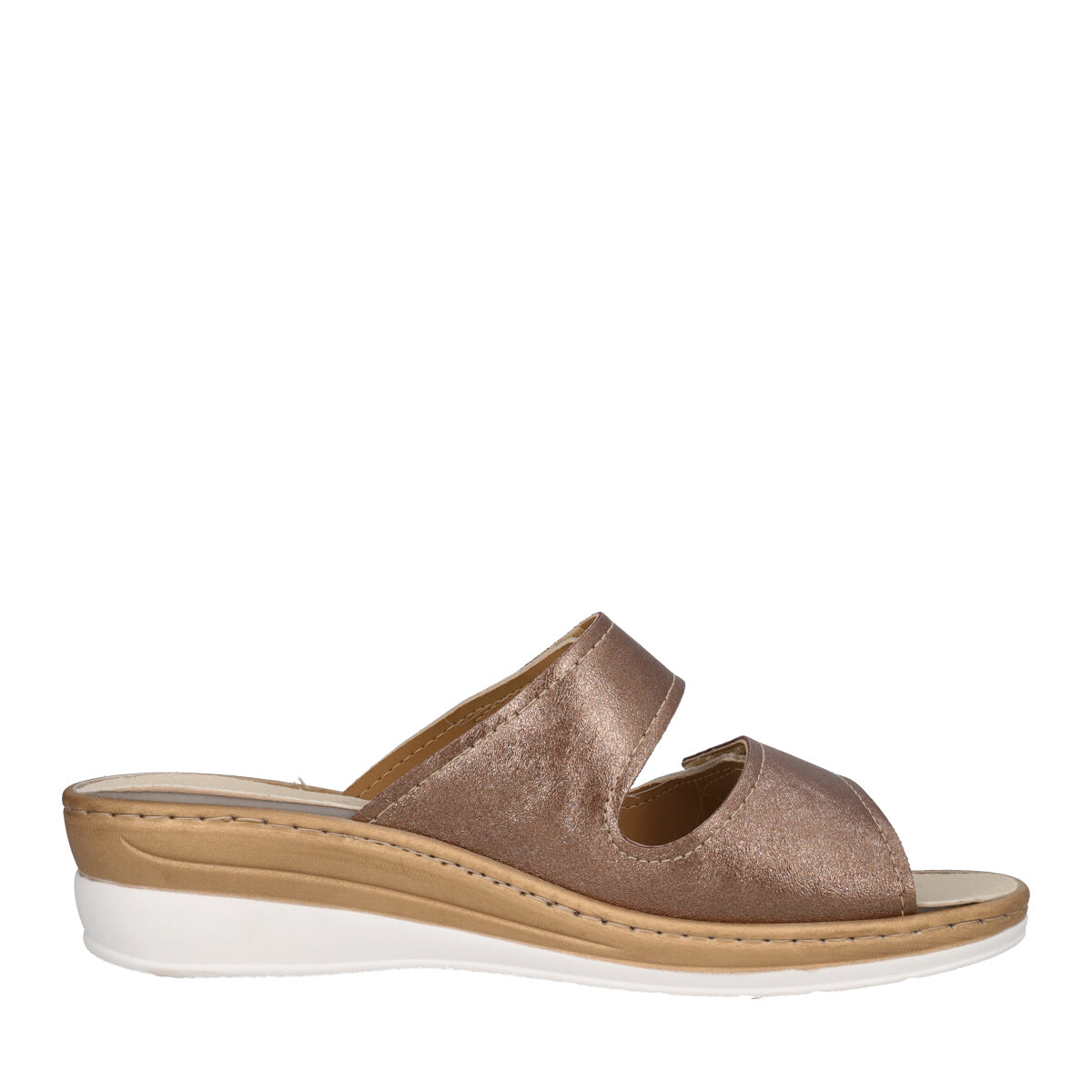 Ciabatte Donna Bronzo e Platino