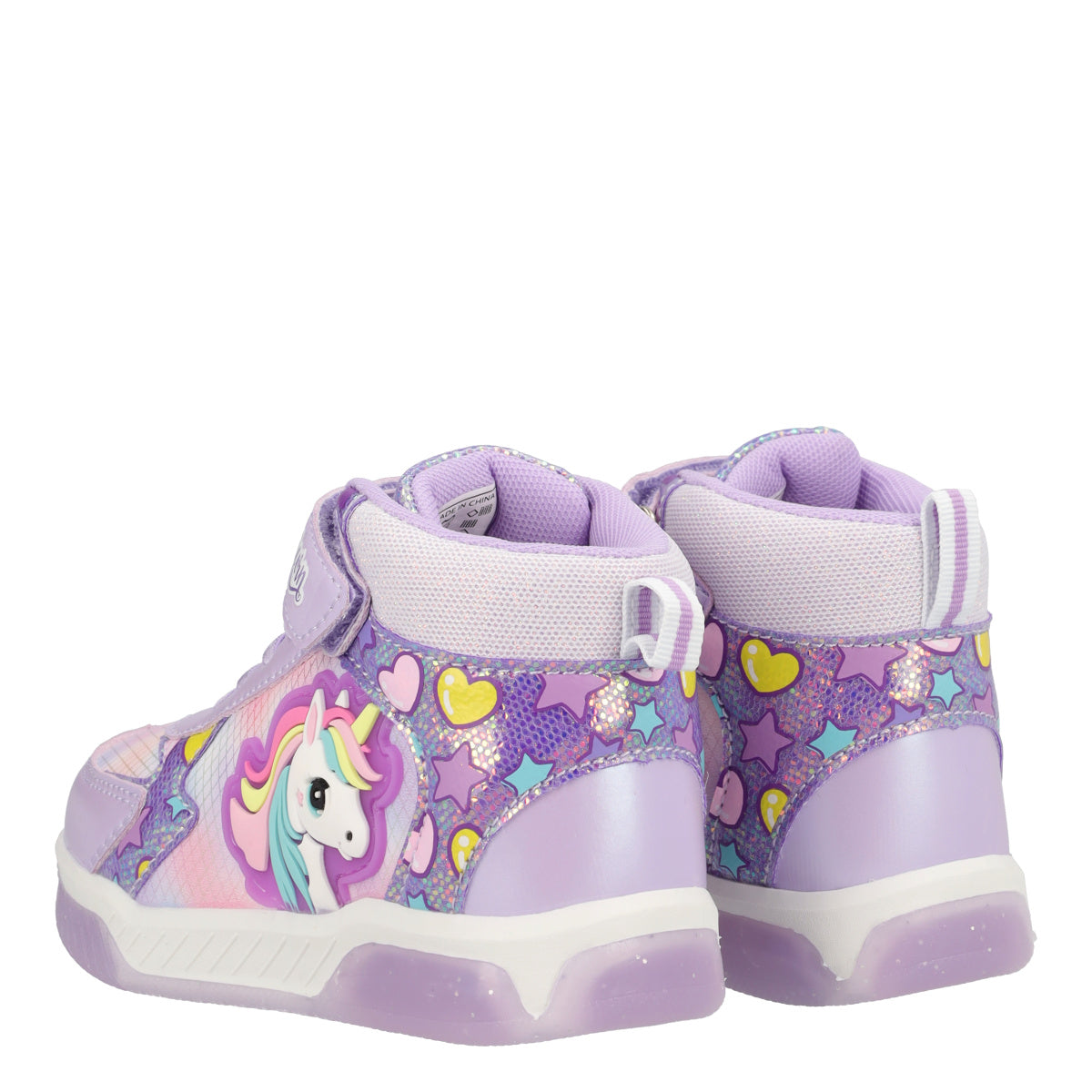 Sneakers Bambina Lilla - Unicorn con Luci