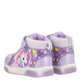 Sneakers Bambina Lilla - Unicorn con Luci