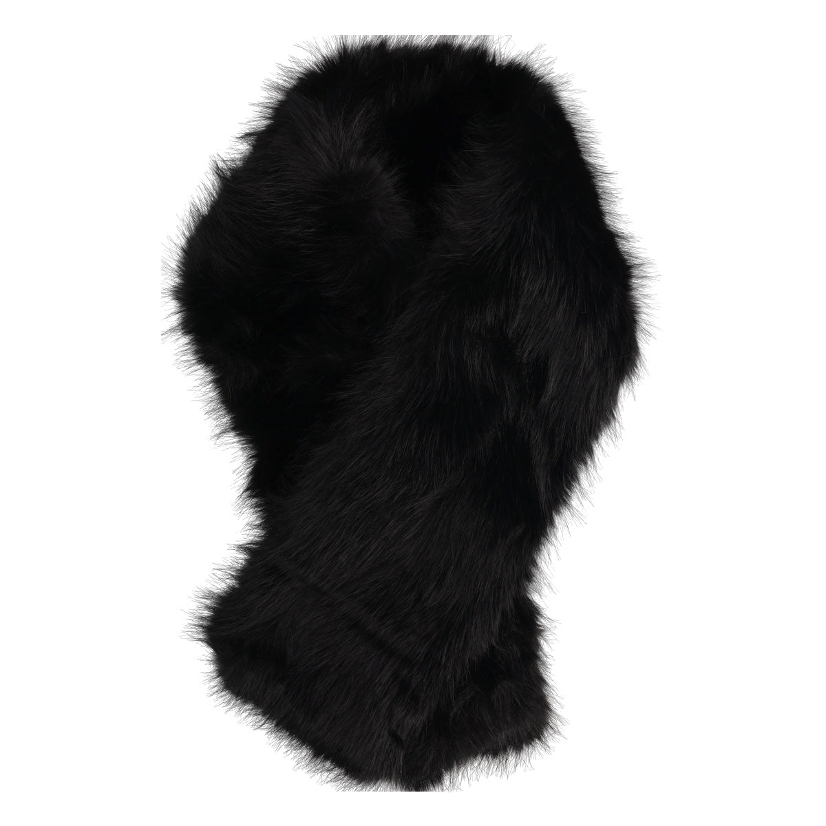 Collo pelliccia Donna Nero