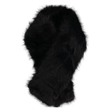 Collo pelliccia Donna Nero