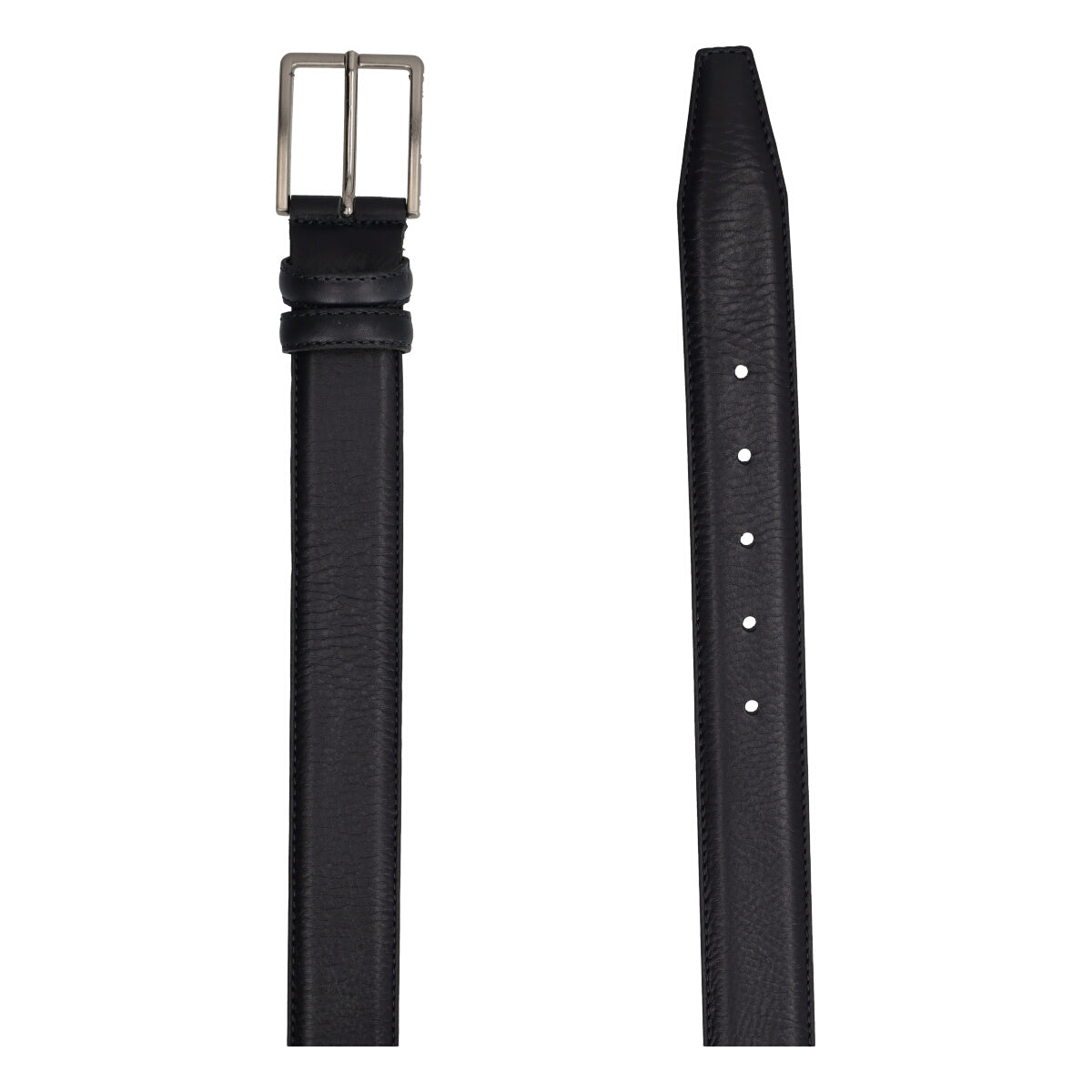 Cintura Uomo Blu Scuro Vitello