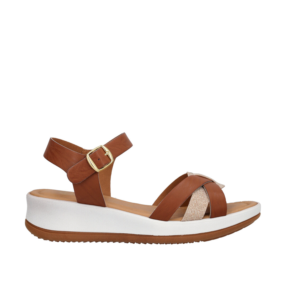 Sandali Donna Marroni e Rame