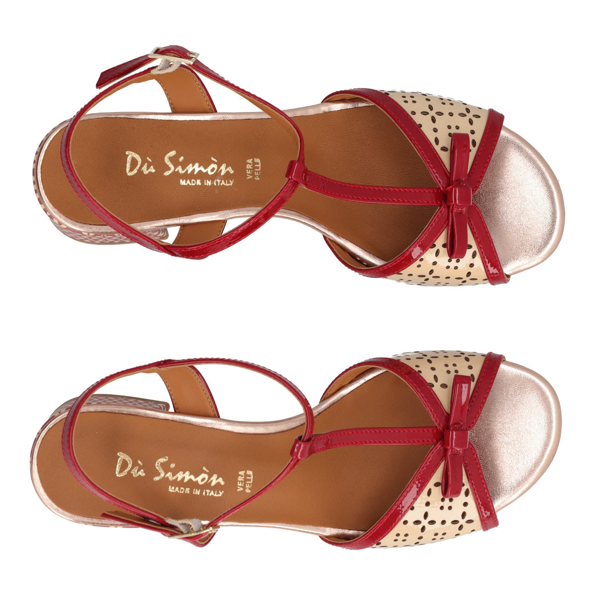 Sandali con Tacco Donna Rossi e Crema