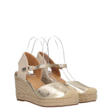 Espadrillas con Zeppa Donna Oro