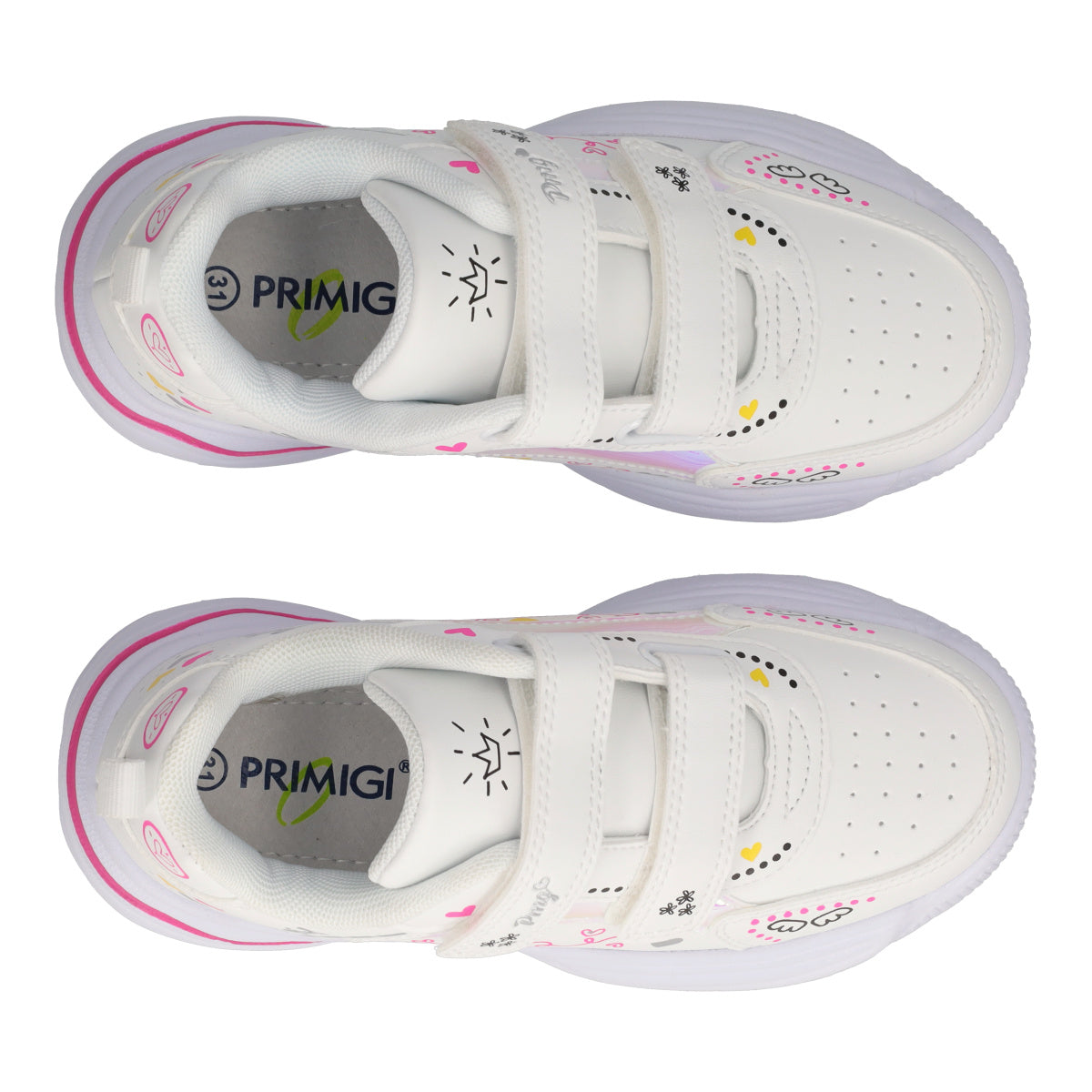 GIRL DISSY Sneakers Bambina Bianche