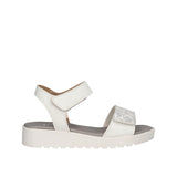 Sandali Bambina Bianche e Argento