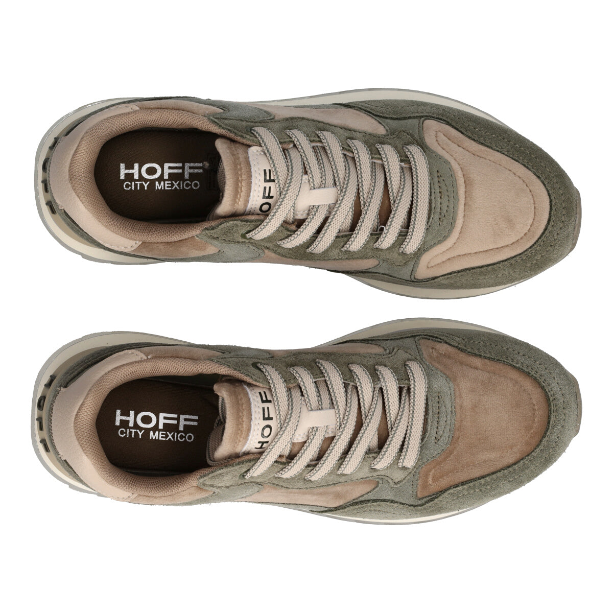 CITY MEXICO Sneakers Donna Verdi e Beige