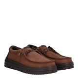REV TUMBLED LEATHER Mocassini Uomo Marroni