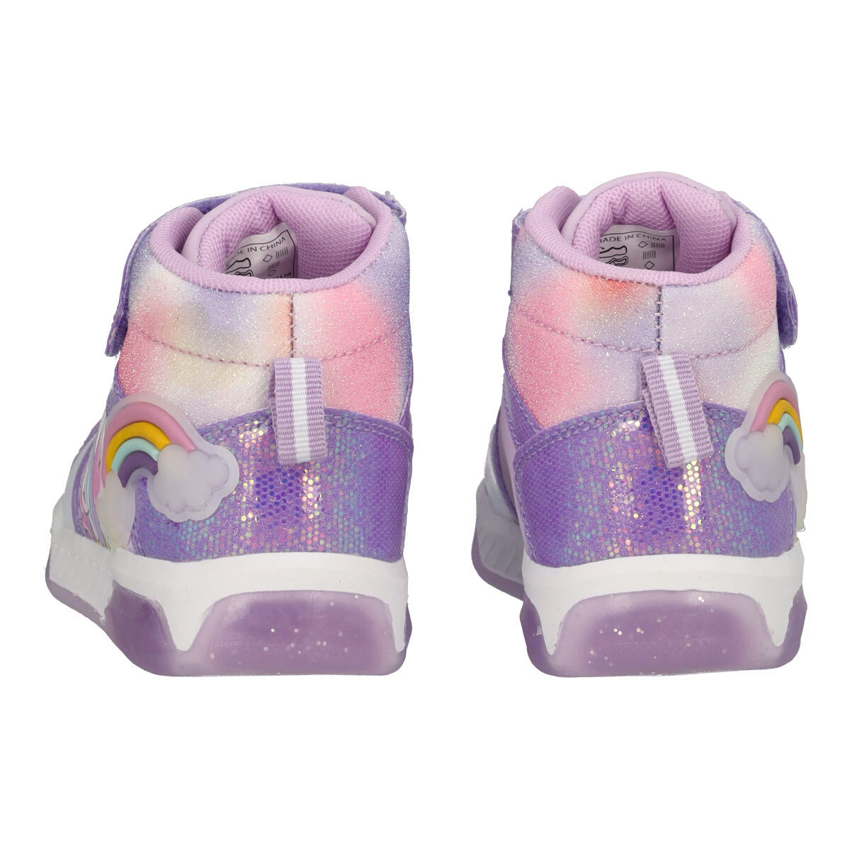 Sneakers Donna Lilla Unicorn con Luci
