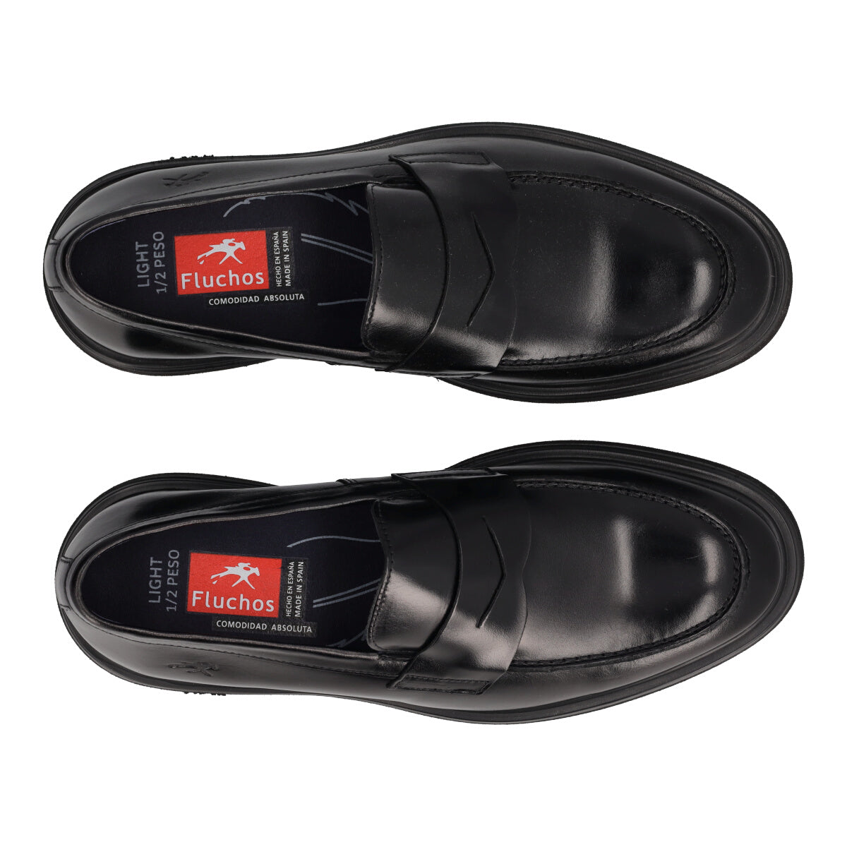 BELGAS Mocassini Uomo Neri