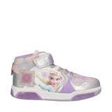 Sneakers Bambina Lilla e Argento con Luci