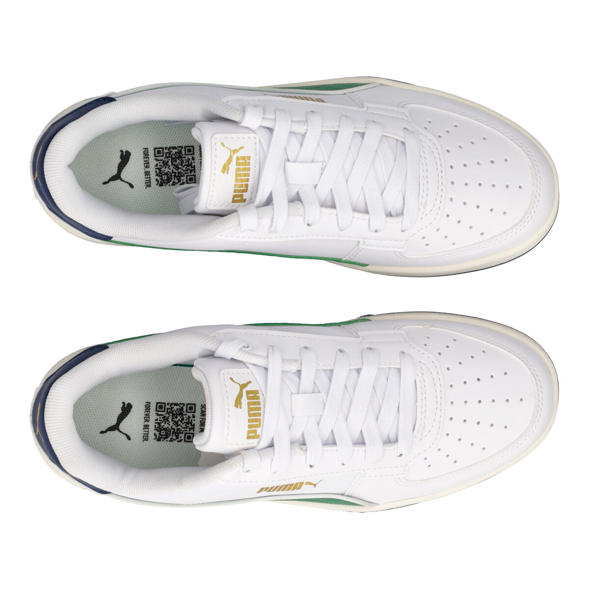 CAVEN 2.0 RETRO JR Sneakers Junior Bianche e Verdi