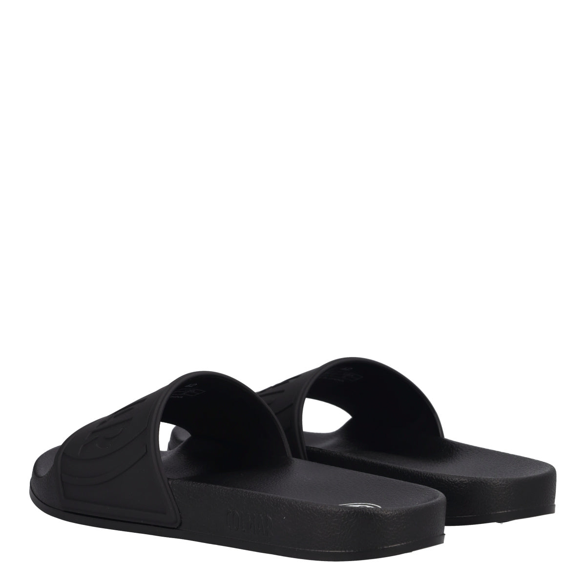 SLIPPER LOGO Ciabatte Mare Uomo Nere