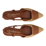 Slingback Donna Cognac