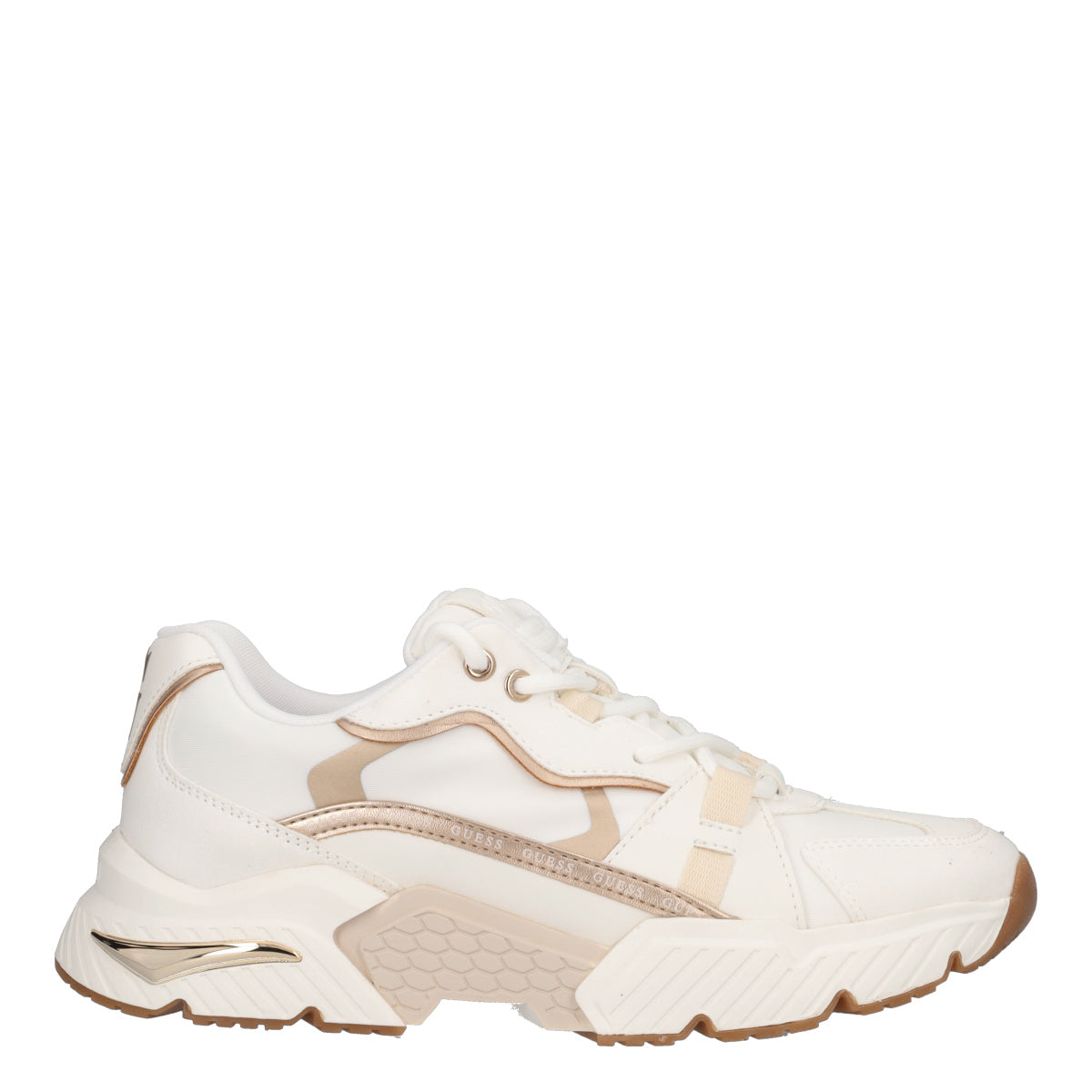 CARRLI6 Sneakers Donna Bianche e Oro