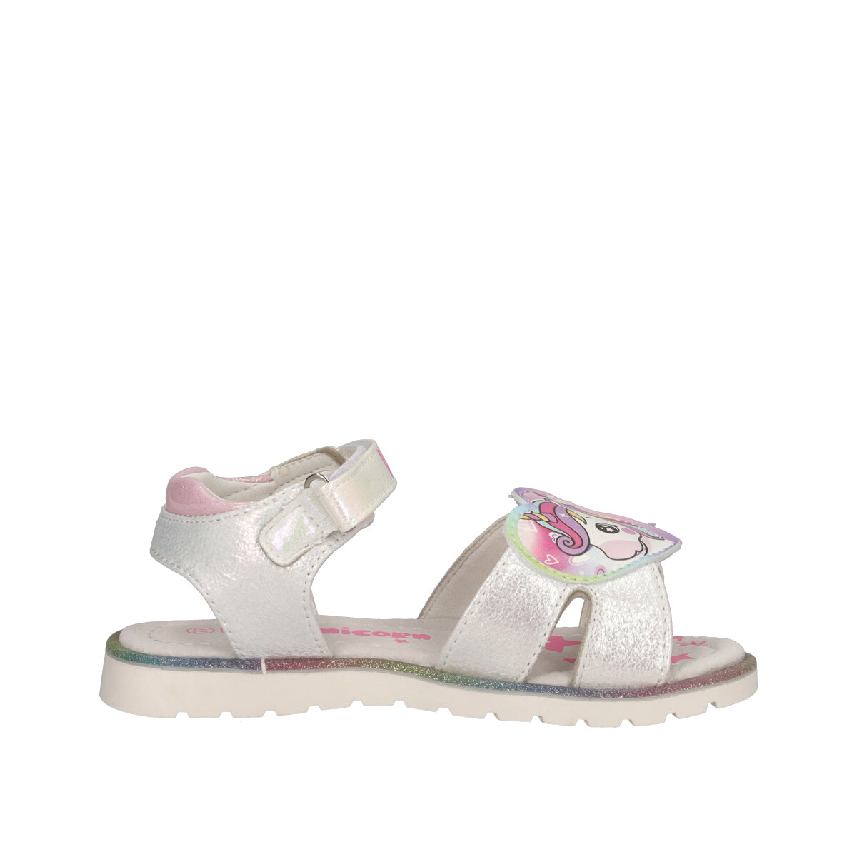 Sandali Bambina Bianchi Unicorni