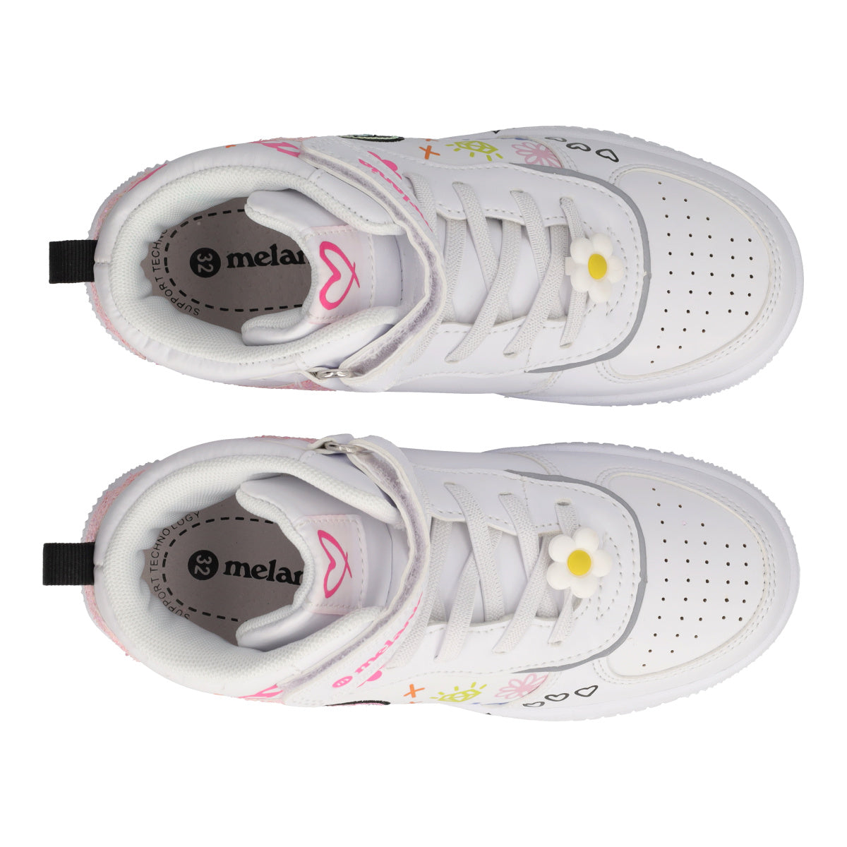Sneakers Bambina Bianche