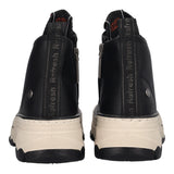 Sneakers Alte Donna Nere e Bianche