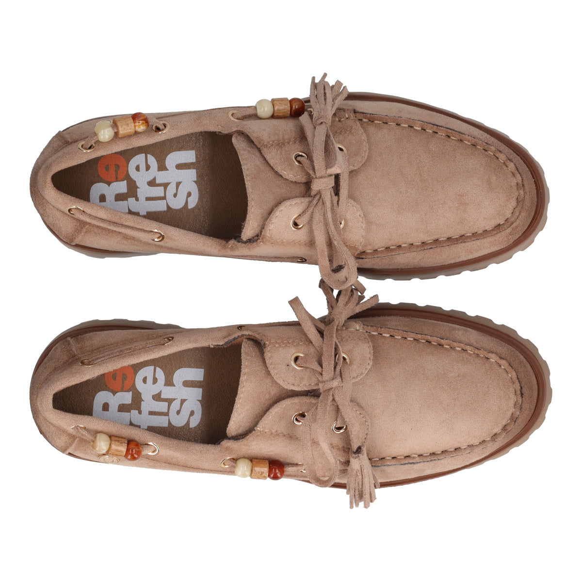Mocassino Donna Beige