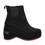 BUBBLE BEATLE Stivaletti Donna Neri con Zeppa