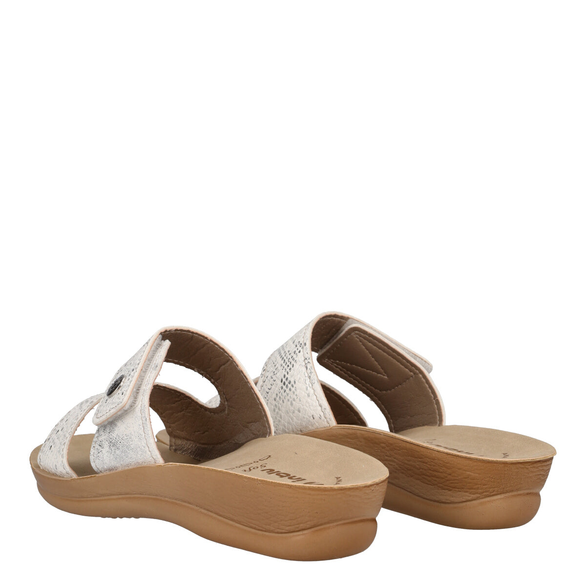 Ciabatte Donna Bianche e Argento